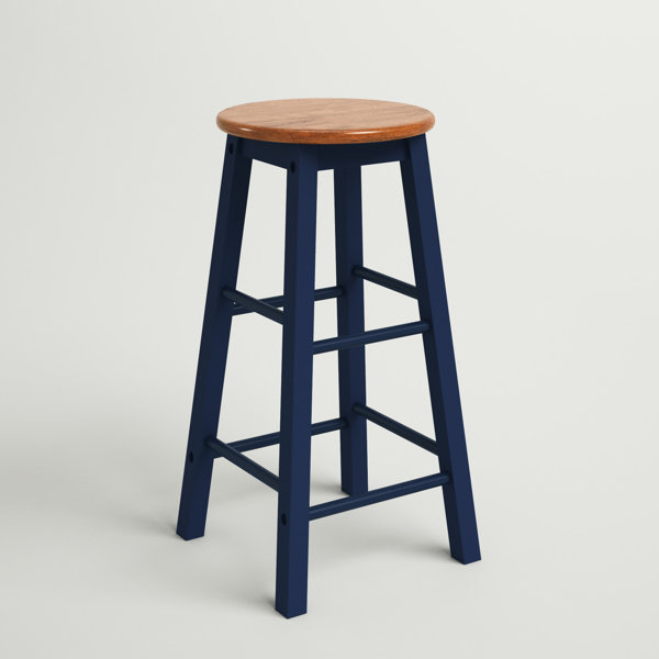 Andover Mills™ Millington Solid Wood Short Stool Wayfair